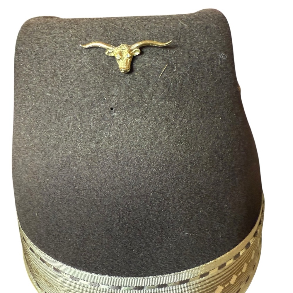 VINTAGE MASTER HATTERS OF TEXAS WESTERN FELT HAT – AUTHENTIC WESTERN TRAILS - Picture 11 of 14